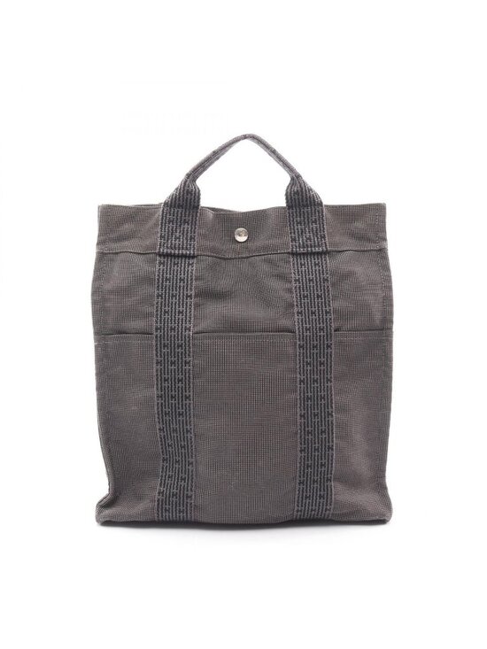Hermes Backpack Her Line a Dos MM Dark Gray Canvas Her main image 4